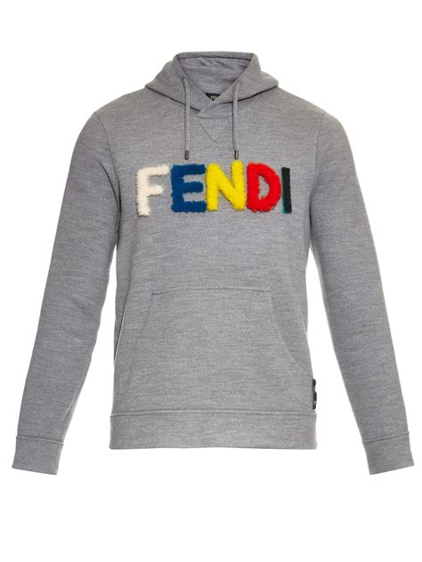 men's fendi jacket|fendi men's gray pullover hoodie.